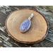Lepidolite Wire Wrapped Pendant in Silver Fill Wire by Rock My Zen